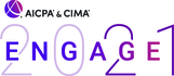 AICPA & CIMA ENGAGE 2021 logo